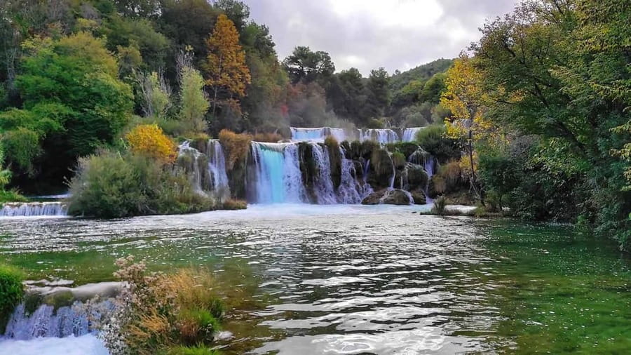 From Trogir, Seget & Okrug: Krka Waterfalls Culture Tour - Key points at a glance