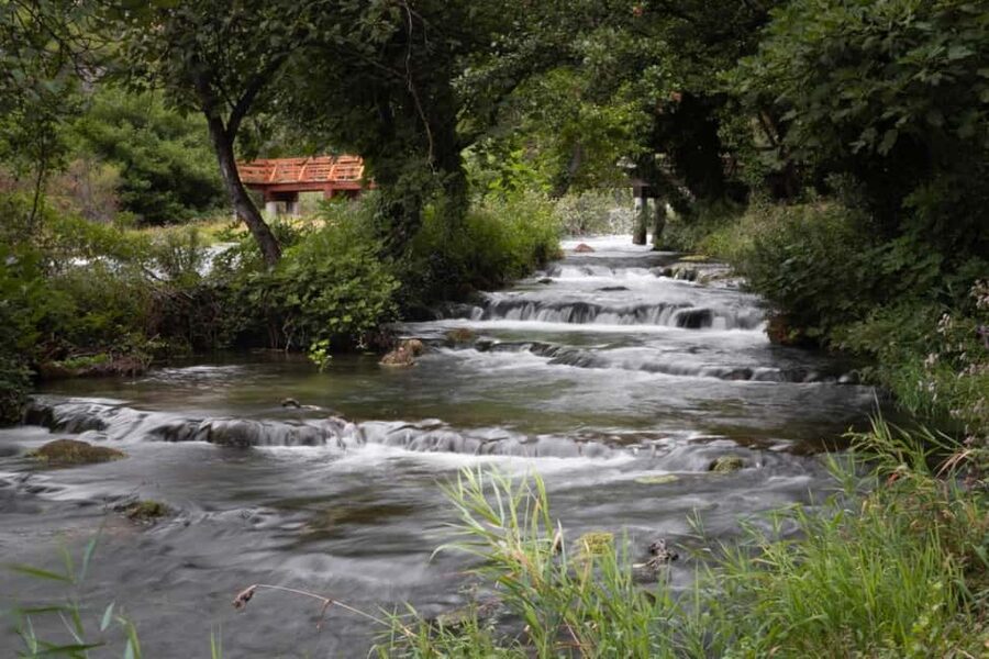 From Trogir, Seget & Okrug: Krka Waterfalls Culture Tour - Walking through Skradinski buk