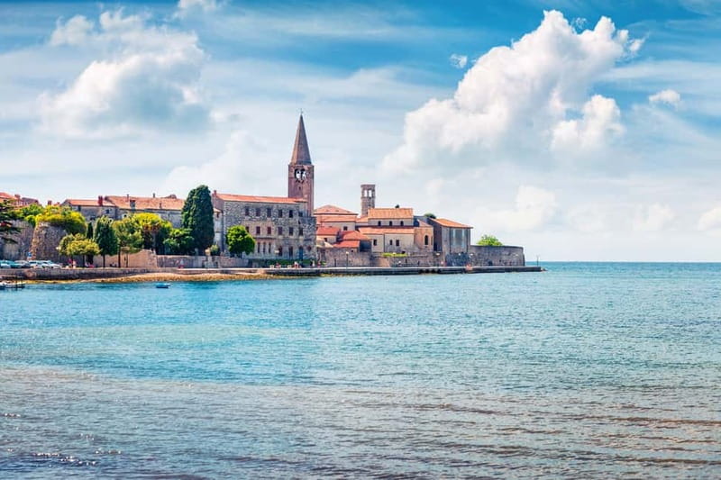 From Umag: Day Cruise to Poreč with Lunch and Swimming - Leaving Umag and following the Istrian coast