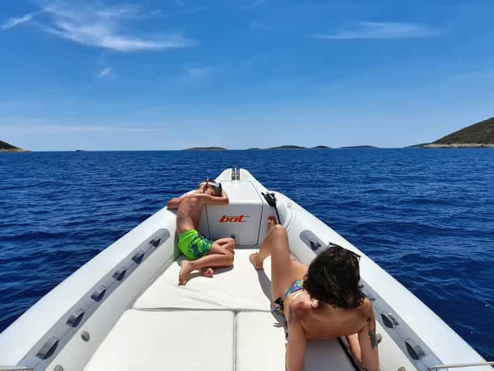 From Vis: Speedboat tour - Vis, Biševo & Blue Cave (shared) - Swimming inside the Green Cave