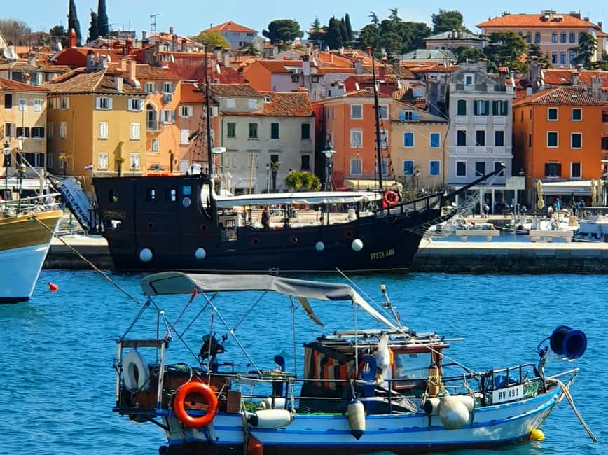 From Vrsar: Boat Trip to Rovinj and Lim Fjord - The timing from departure to return