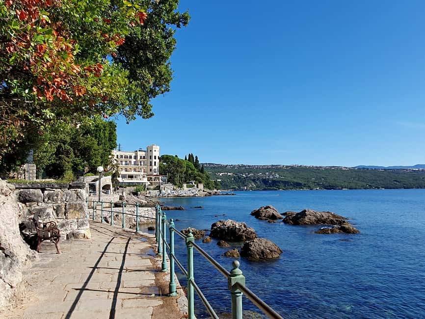 From Zagreb: Opatija, Rijeka & Kastav Mediterranean Day Tour - Leaving Zagreb in a private vehicle