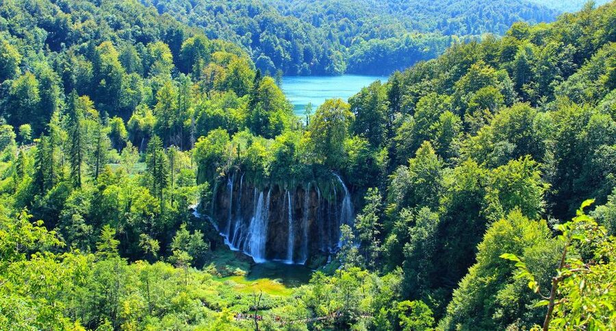 From Zagreb: Plitvice Lakes & Rastoke Private Tour - The Lake Kozjak boat ride breaks up the walking