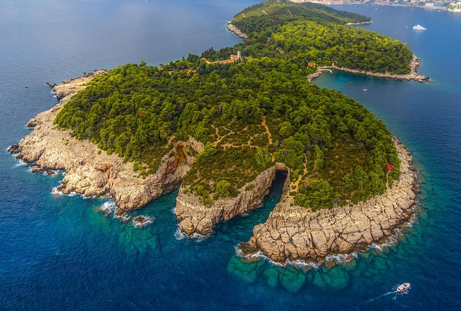 Game of Thrones Kings Landing filming locations with Lokrum Island visit - Benedictine monastery, arboretum, and peacocks