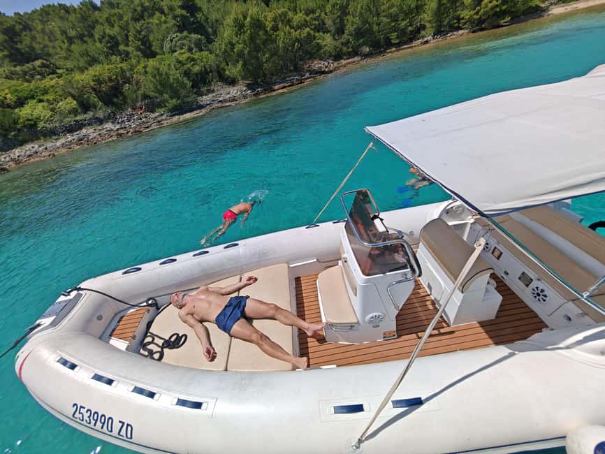 half day group speedboat tour of the islands around Zadar - Preko gives you the longest island break
