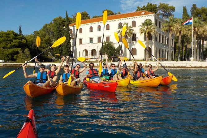 Half-Day Split Sea Kayak Adventure - Paddling along the Marjan coastline