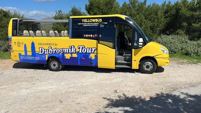 Hop-On Hop-Off Yellow Cabrio Tour: See Dubrovnik in 90mins - Starting at Pile Gate