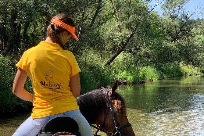 Horseback Riding Across River Ljuta with transport - Meeting Antea and Iris at Mali Raj ranch