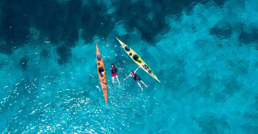 Hvar: Half day kayak tour to Pakleni islands - The return route to Križna Harbour
