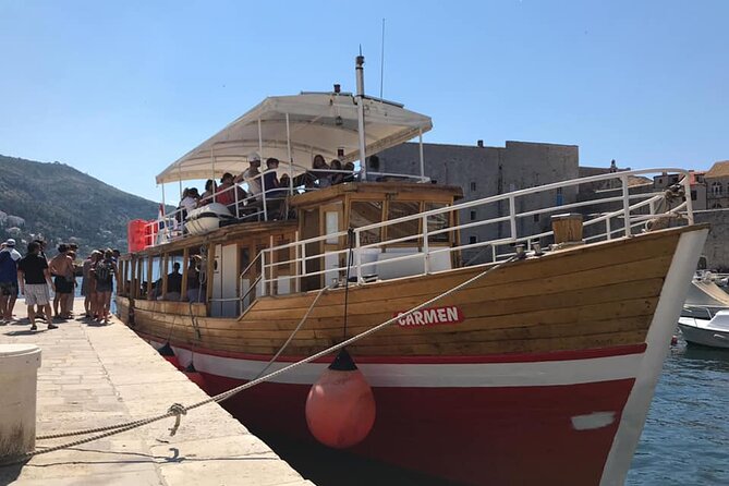 Island Hopping & City Walls Cruise with Food and Open Bar - Kolocep offers the first swim and a gentle start