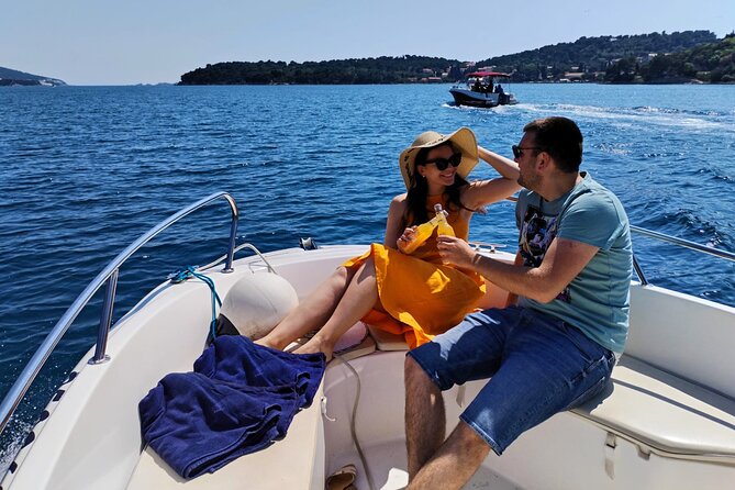 Islands & Caves Private Tour with pickup, drinks & fuel included - Sunj Beach on Lopud