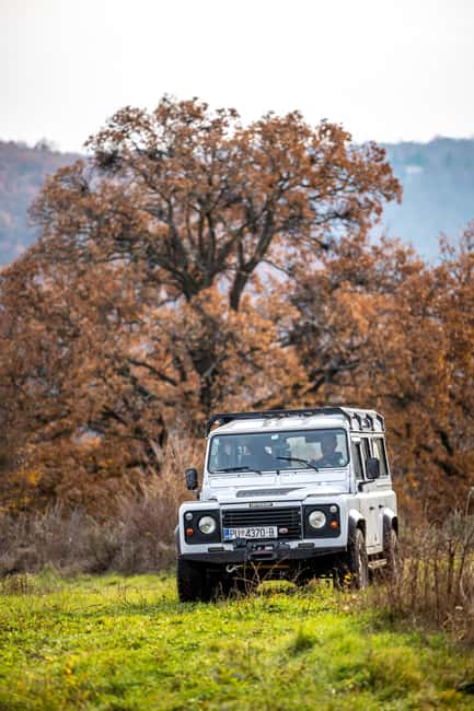 Istria: Land Rover Off-Road Adventure with Tastings - Crossing streams in a Defender