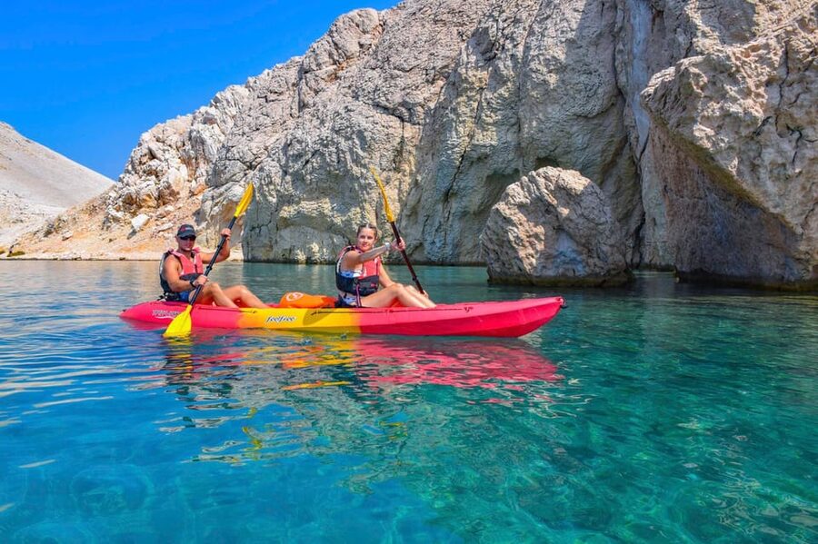 Kayak and Via Ferrata Adventure - Ručica Beach sets the tone