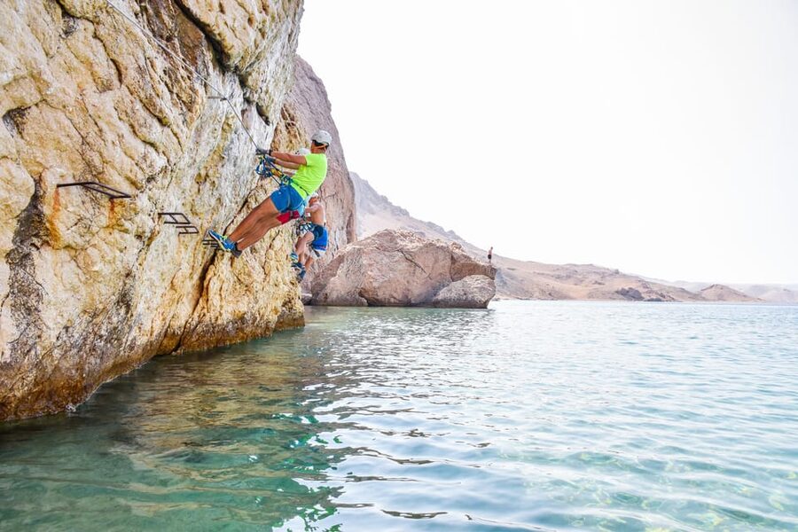 Kayak and Via Ferrata Adventure - Slana Bay is the changeover point