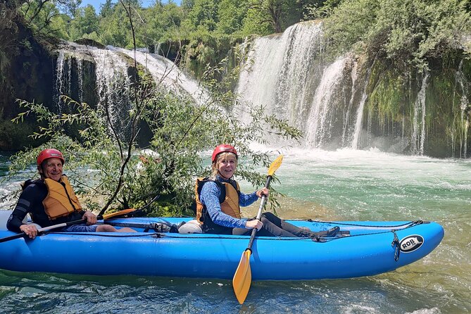 Kayaking Mreznica Waterfalls close to Plitvice Lakes - How to plan the day