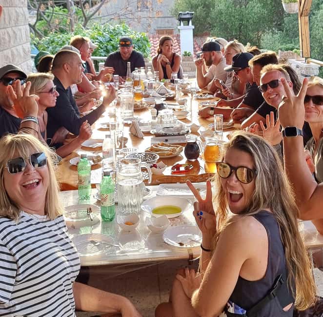 Korcula: Buggy Safari with Local Food and Wine Tasting - A sandy beach stop in Lumbarda