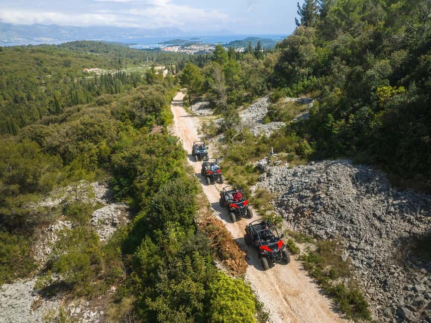 Korcula Buggy Safari With Wine Tasting - Pickup and the first 10 minutes