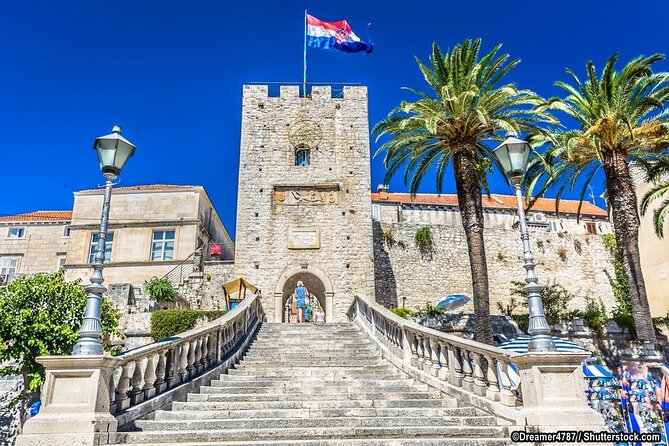 Korčula & Ston: Island Charms, Pelješac Delights & Wine Tasting - Ston’s walls and salt pans