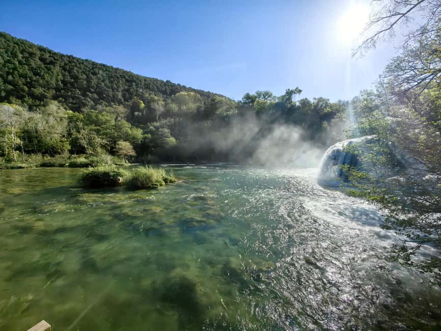 Krka waterfalls tour with lunch from Split - Šibenik, 90 minutes with room to wander