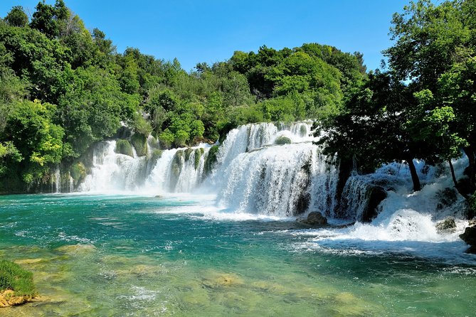 Krka Waterfalls tour with Trogir Walking tour and Krka panoramic boat cruise - The panoramic boat ride to Skradin