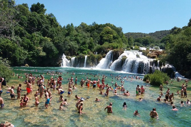 Krka Waterfalls with 30min river cruise from Split or Kaštela - The bus ride and Stipe’s practical guidance