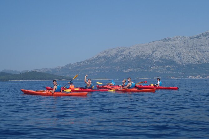 Lumbarda-Sunset Kayaking Experience with picnic: Wine and Sweets - Badija monastery and the island’s deer