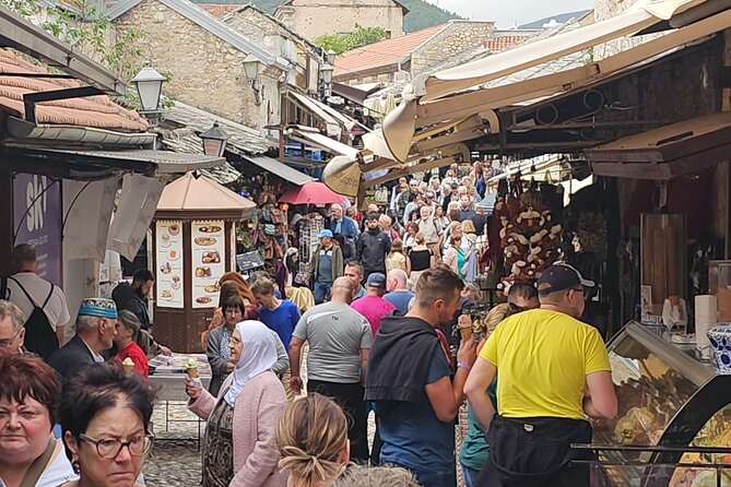 Luxury Day tour to Mostar and Kravice waterfalls - Lunch with a view of the bridge