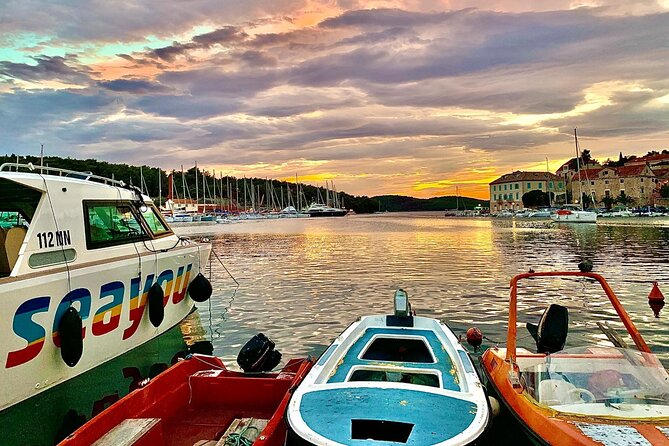 Magical Blue Cave and Hvar Tour from Split and Brac - Komiža, a working harbor on Vis