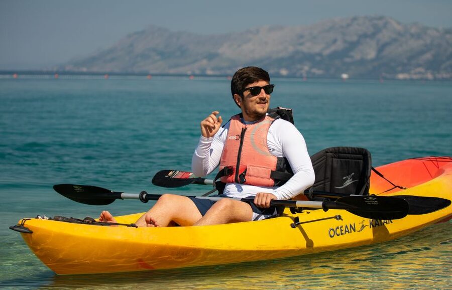 Makarska: Guided Sea Kayaking Tour with Snorkeling Stop - The return paddle to Makarska