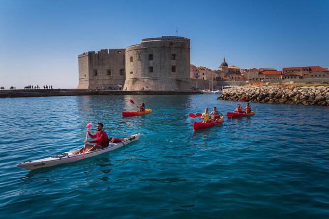 Morning and Day Tours - Sea Kayaking & Snorkelling Dubrovnik - Learning to steer before heading into the Adriatic