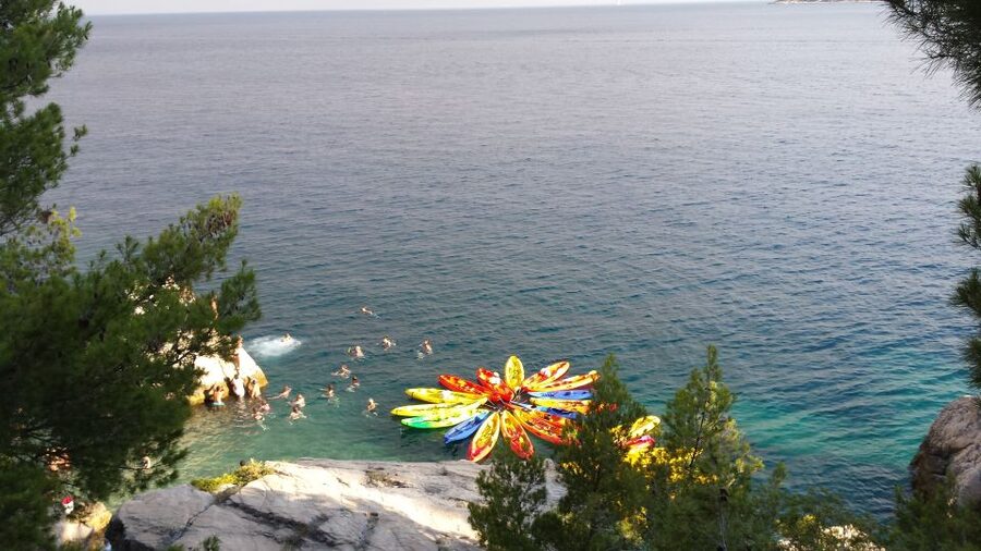 Morning Split Sea Kayaking Tour - The Adriatic stop for snorkeling and swimming