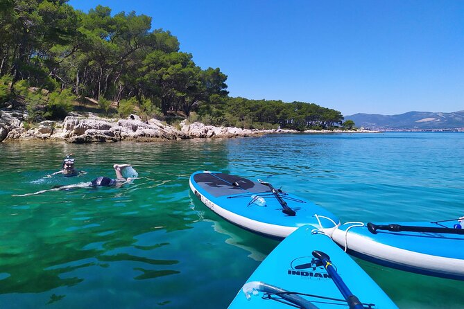 Morning Stand Up Paddle Tour in Split - Swimming, snorkeling, and a possible cliff jump