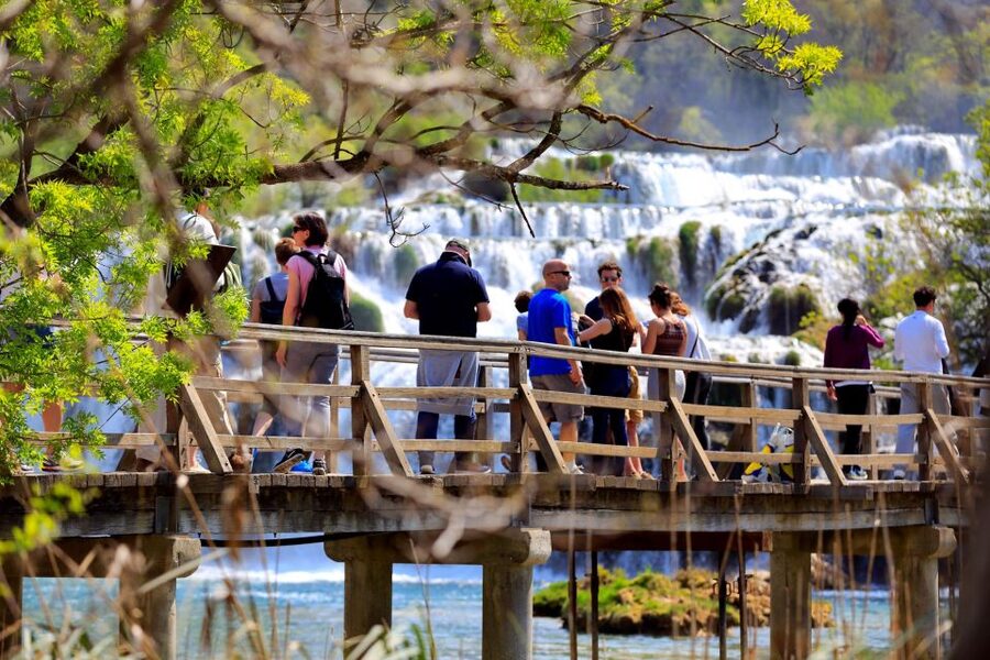 NP Krka tour with Boat Ride and Swimming in Skradin town - Swimming at Skradin’s river beach