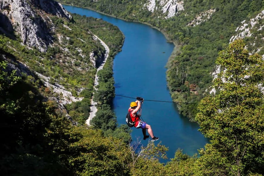 Omiš: 3-Hour Cetina Canyon Zipline Experience - Starting in Omiš and heading inland