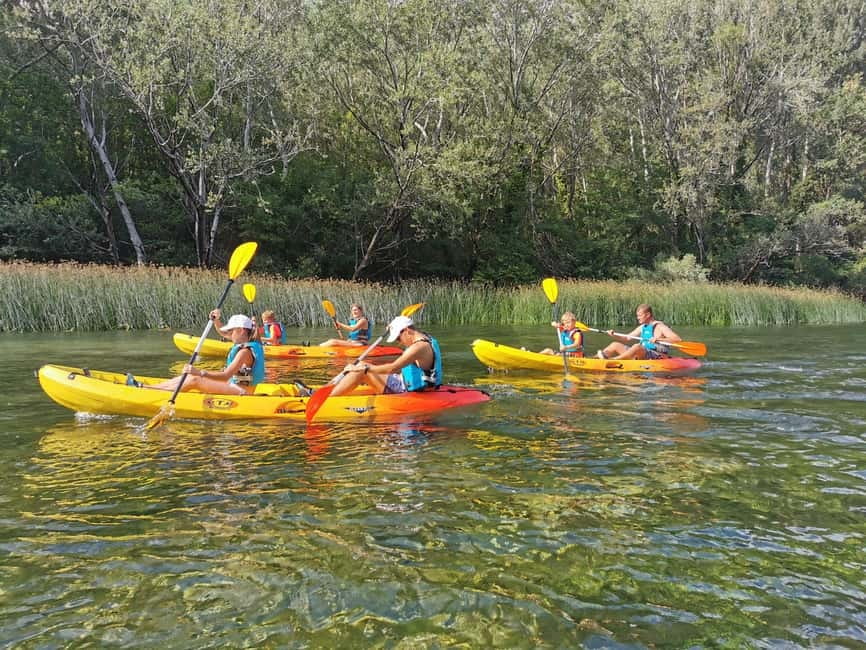 Omiš/Split: 4h Kayaking in Cetina Protected Nature Park Area - The first stretch requires more work than the calm water suggests