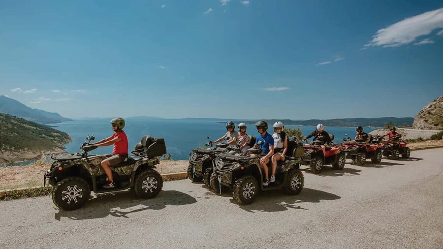 Omiš/Split Expedition: 65 km Quad Tour to Hidden Waterfalls - Mimice Old Village and the stone sculpture park