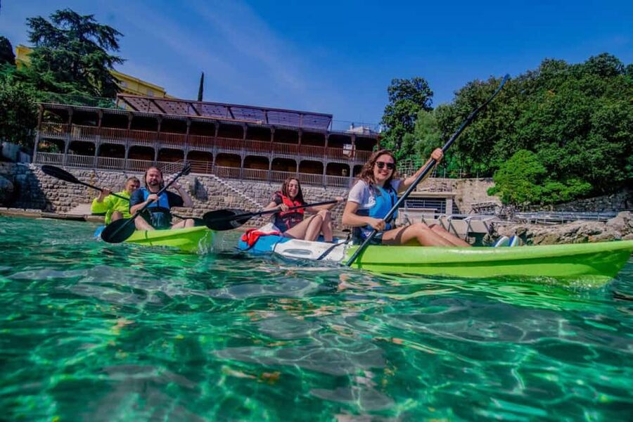 Opatija: Explore kayak adventure - Paddling along Opatija’s shore
