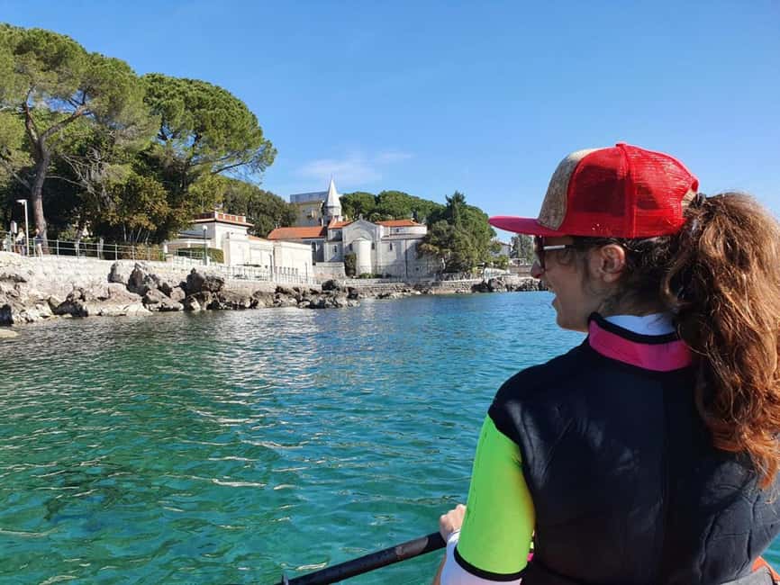 Opatija: Explore kayak adventure - Arriving in Volosko by kayak