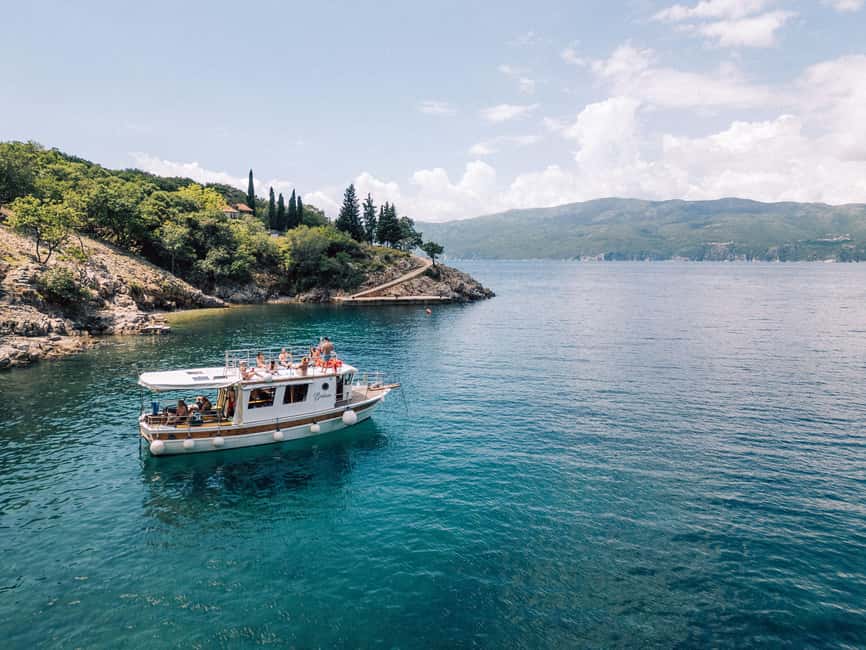 Opatija: Private Cres Island Boat Tour - The first wild lagoon and two hours in the water