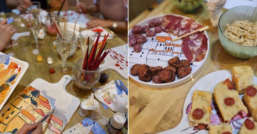 Paint, Sip, and Savor Local Flavors: Unique Local Experience - Painting in the heart of Dubrovnik Old Town