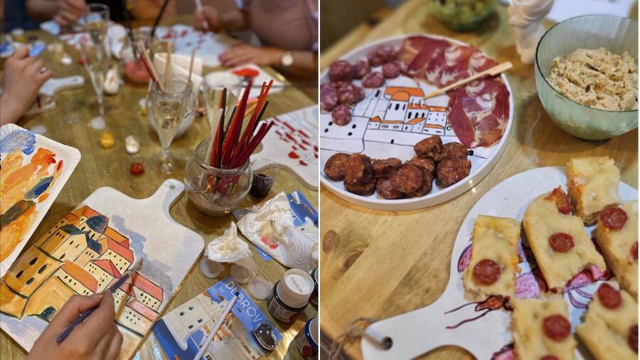 Paint, Sip, and Savor Local Flavors: Unique Local Experience - Elena’s friendly style and creative freedom
