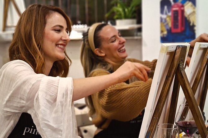 Painting party at Art Bottega - Paint & Wine Studio in Zagreb - A painting party, not an art school