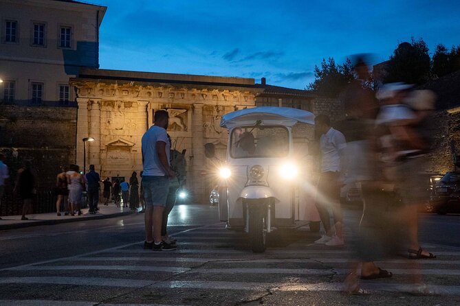 Panorama guided Zadar Eco Tuk Tuk tour - The Renaissance Land Gate at Foša Harbour