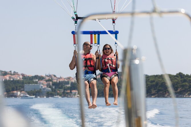Parasailing in Cavtat - The Water Dip and Photo Moment