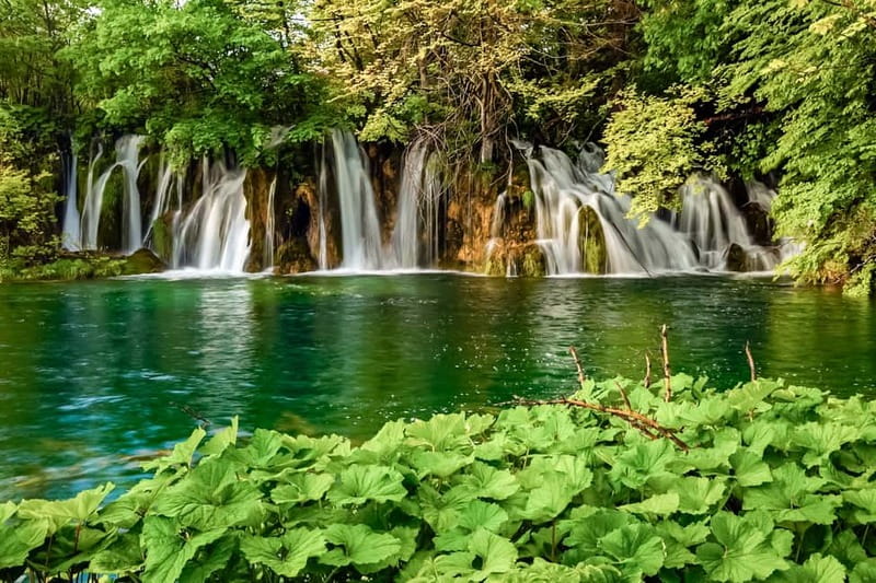 Plitvice Lakes: Guided Walking Tour with Train and Boat Ride - The panoramic train and return route