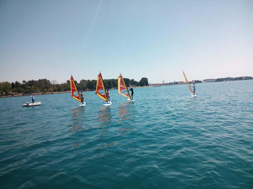 Poreč: 2-hour windsurfing lesson - A Beginner’s First Hour on Pical Beach