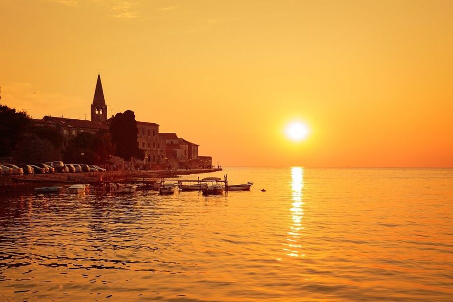 Porec: Boat Cruise with Barbecue Lunch - Leaving Porec for the Istrian coast