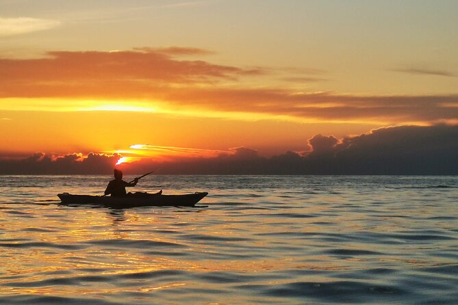 Poreč sunset sea kayaking tour - The old town, basilica, and sea walls from offshore
