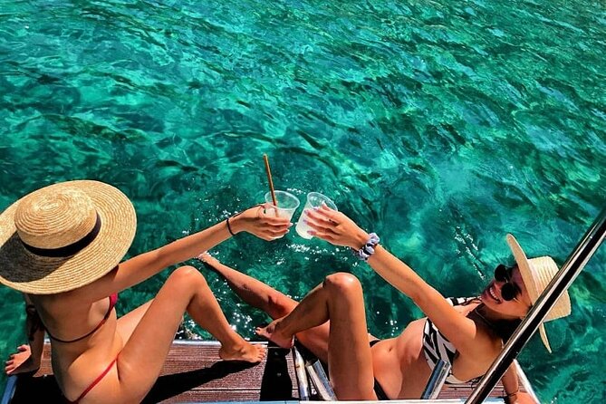 Private boat tour - caves, snorkeling, bays and beaches - The Blue Cave gives the half-day its focus