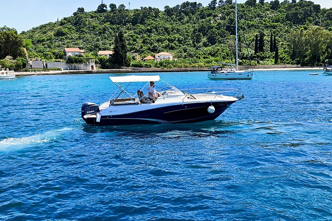 Private Local Guided Speedboat Tour in Dubrovnik Archipelago - Three Green Caves on Koločep